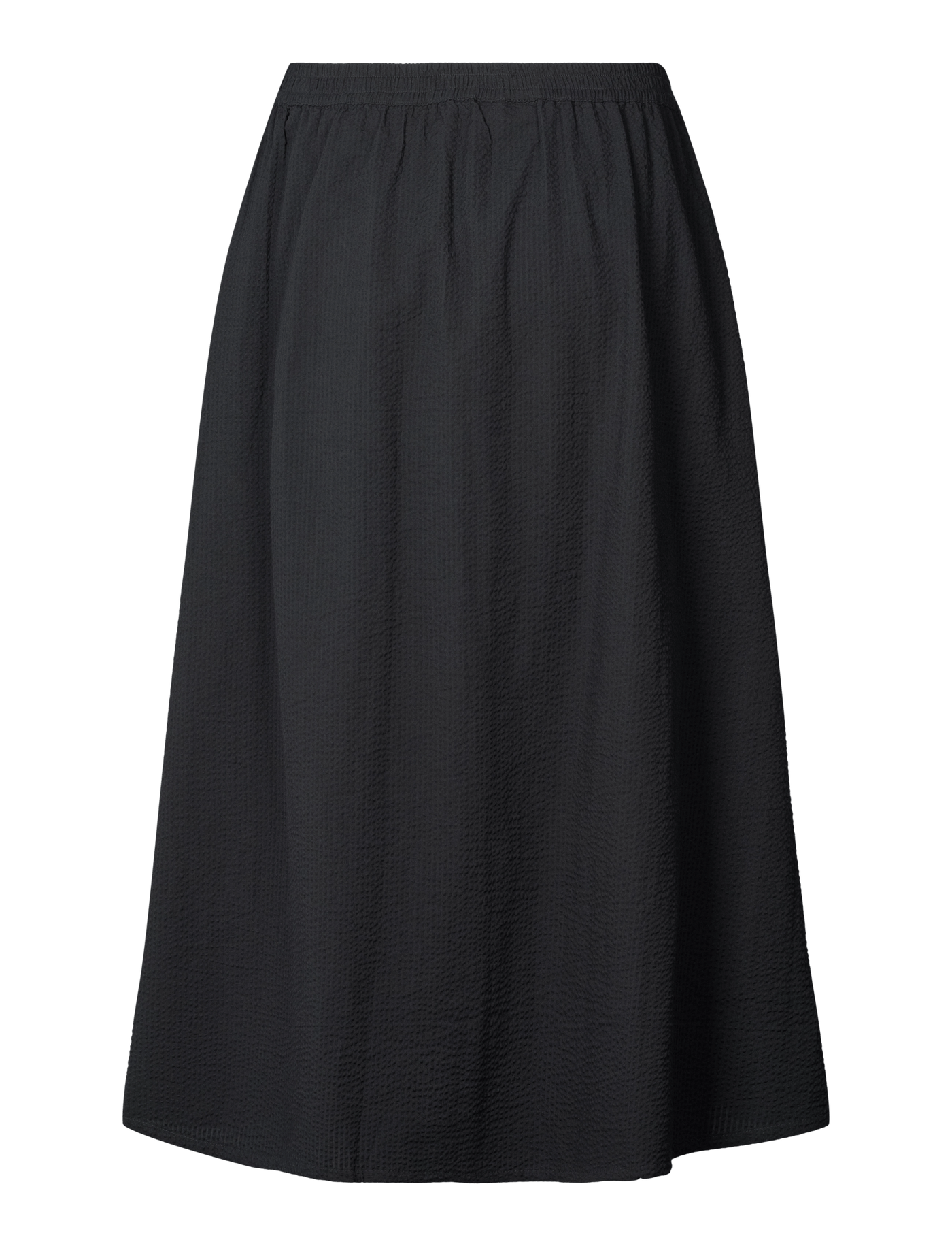 AGNES SKIRT - SEERSUCKER - BLACK