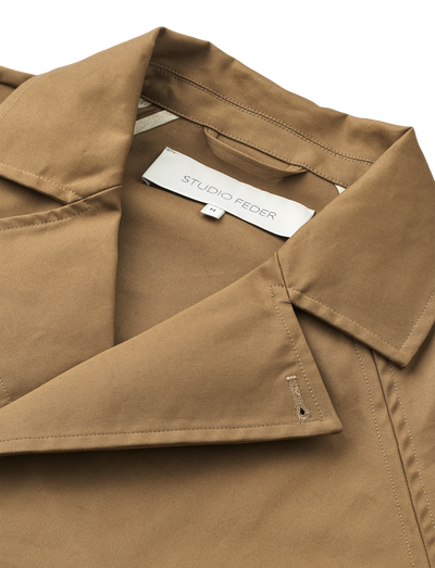 ANDREA JACKET - COTTON - DARK CHINO