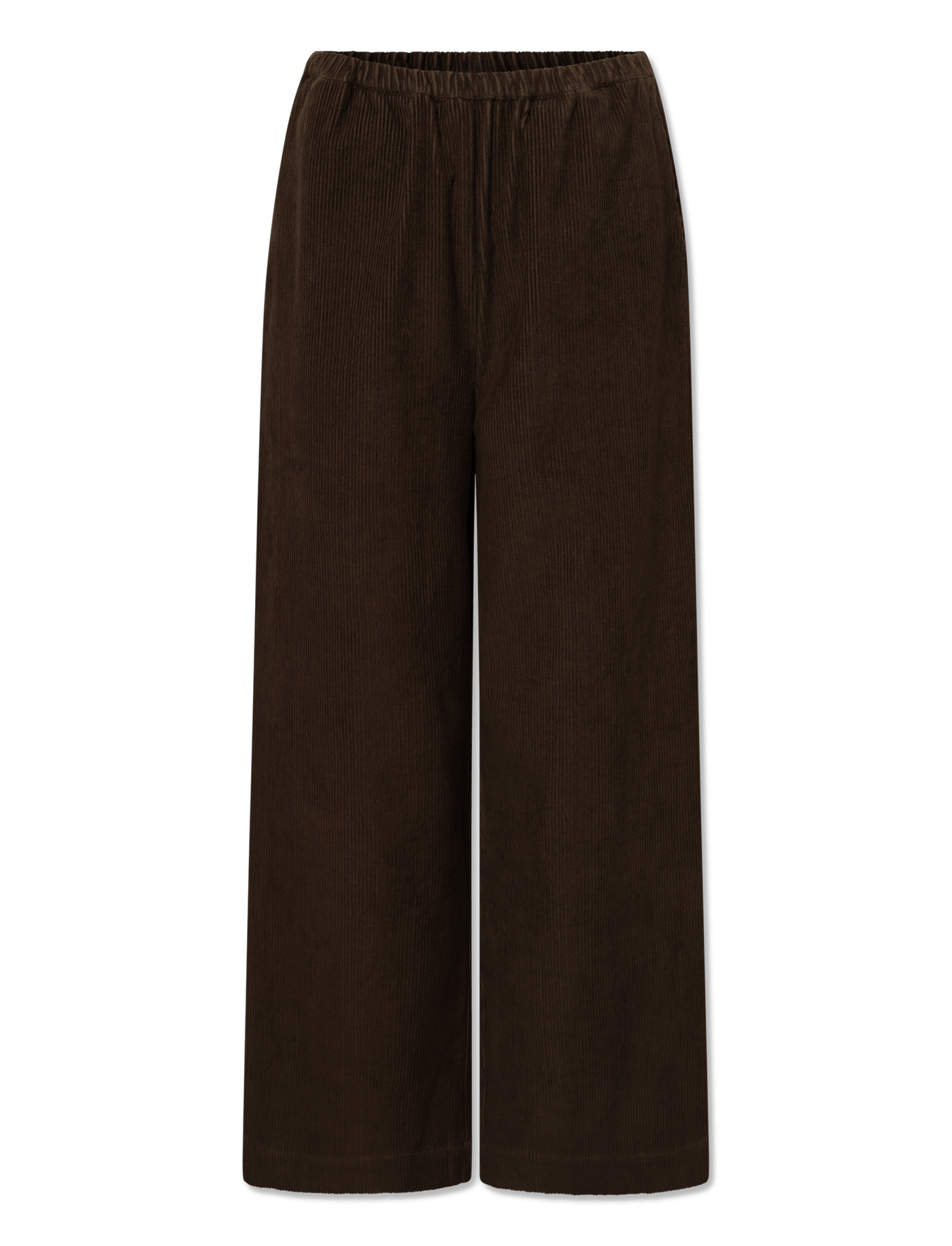 Bella corduroy pants - DARK BROWN