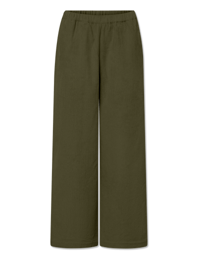 BELLA CORDUROY PANTS - MOSS GREEN