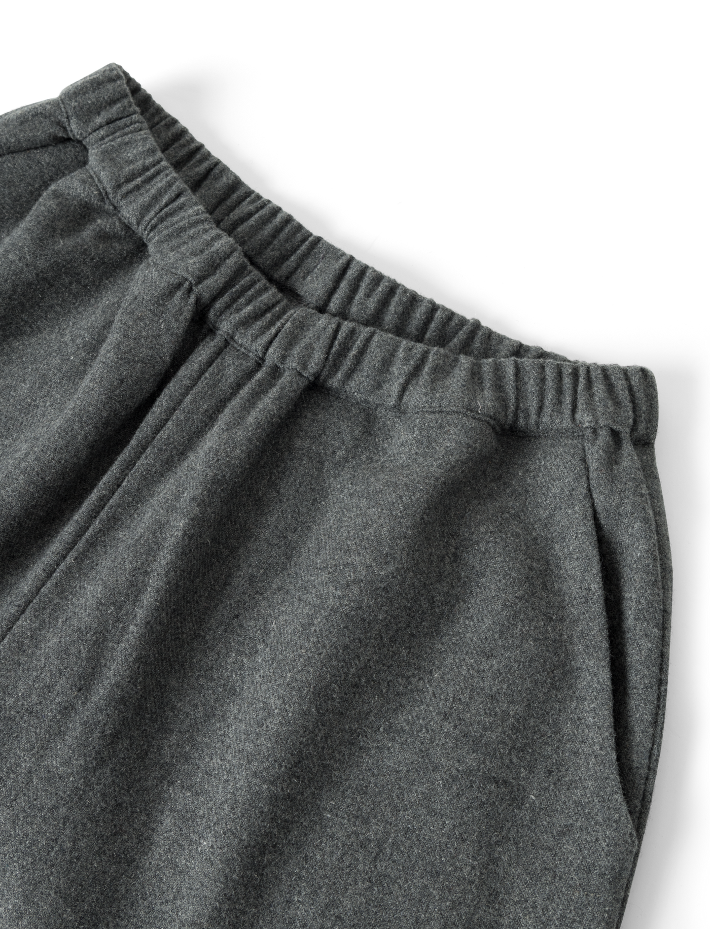 Bella Wool Pants -  DARK GREY