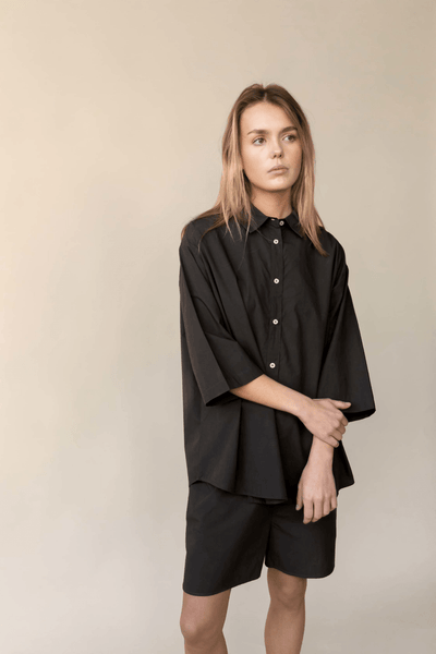 Cecilia shirt - BLACK