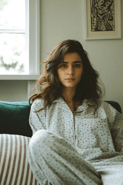 EDITH PAJAMA - SEERSUCKER - CLOUDY DAY