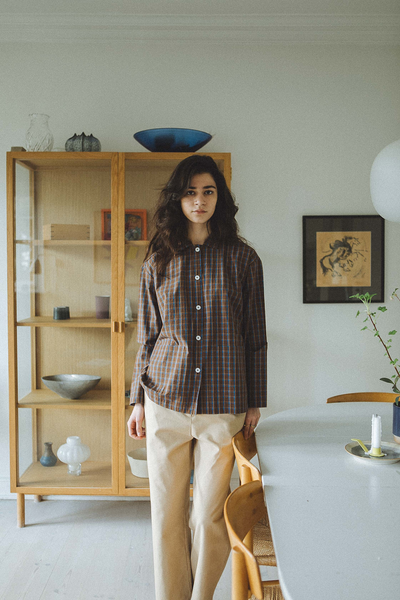 MALOU SHIRT - CHESTNUT