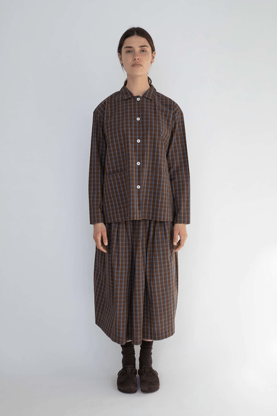 MALOU SHIRT - CHESTNUT