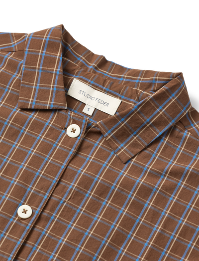 MALOU SHIRT - CHESTNUT