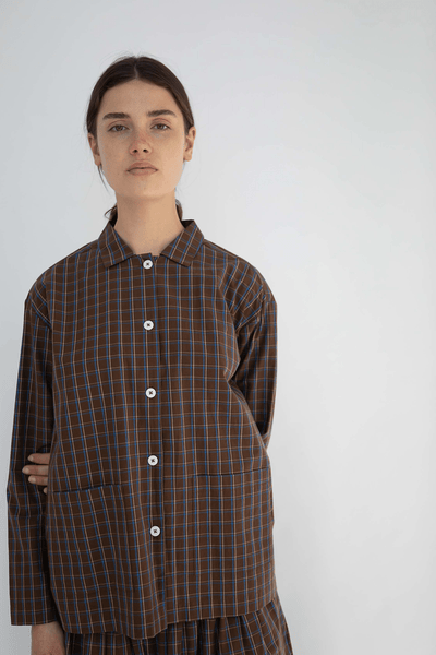 MALOU SHIRT - CHESTNUT