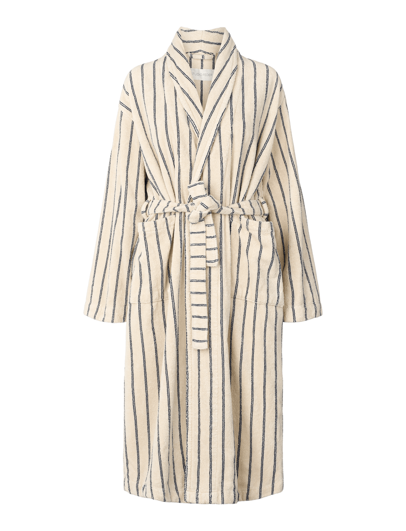 MIA BATHROBE - NAVY RAIN