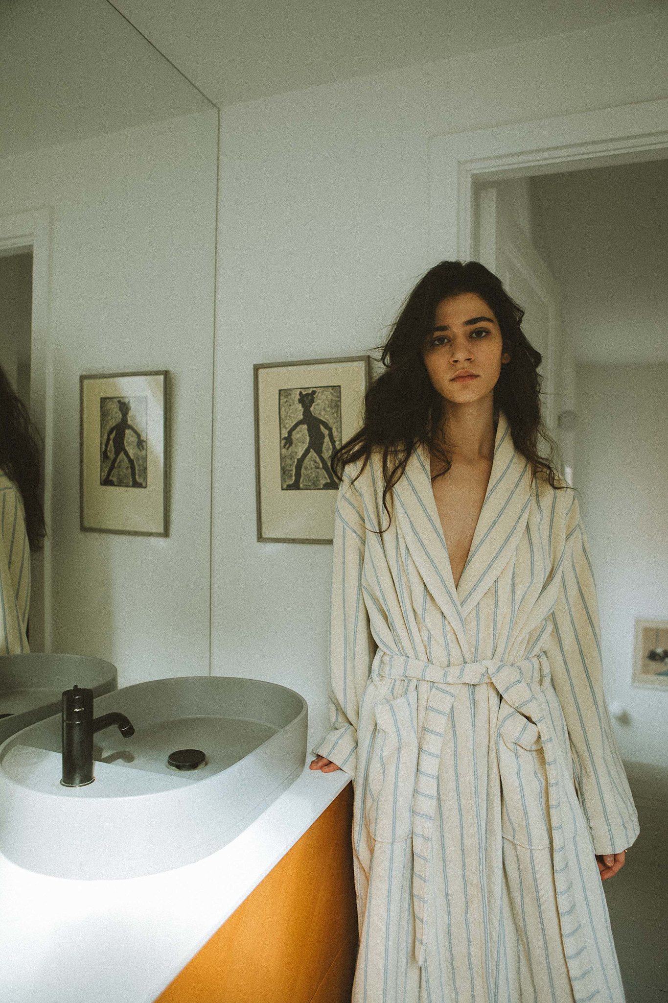 MIA BATHROBE - WATER RAIN