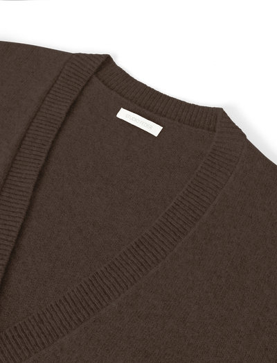 NOEL CARDIGAN - BARK MELANGE