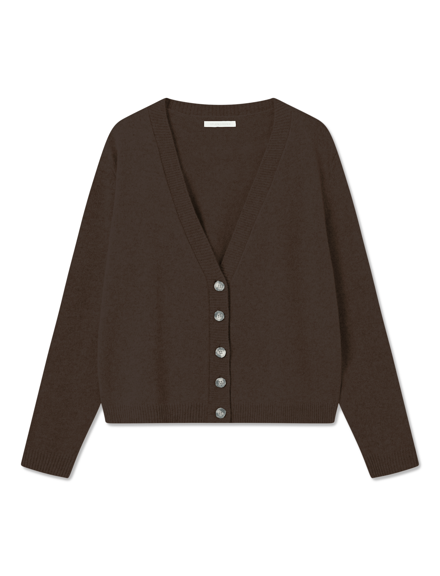 NOEL CARDIGAN - BARK MELANGE