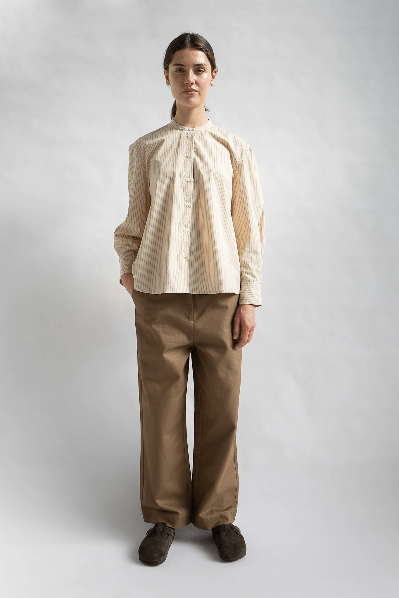 OLINE PANTS - DARK CHINO