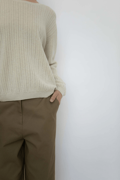 OLINE PANTS - DARK CHINO