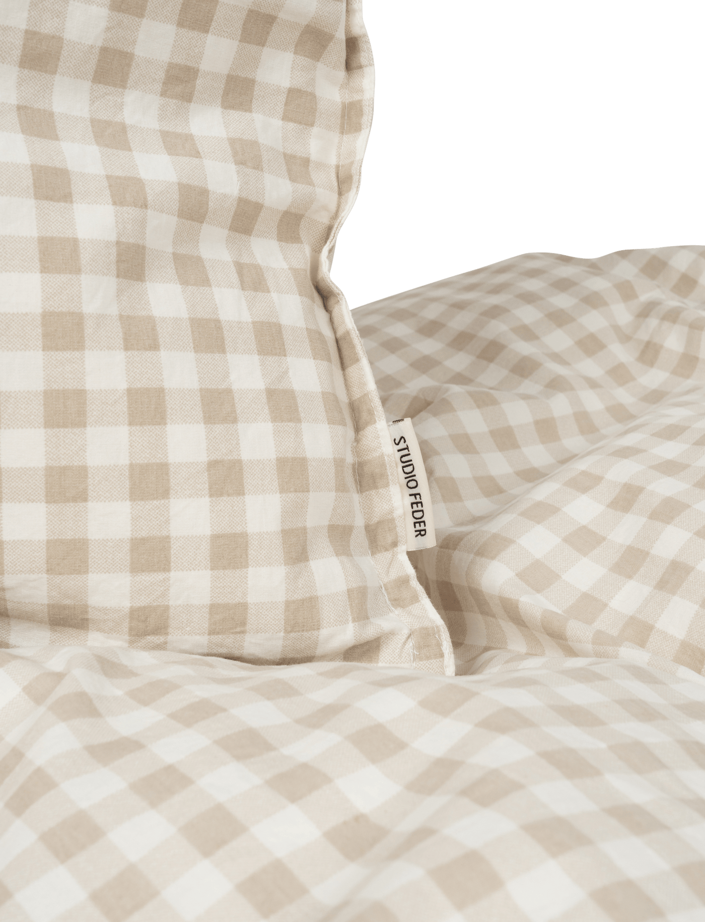 Bedding 150x210 cm - GINGHAM OAT