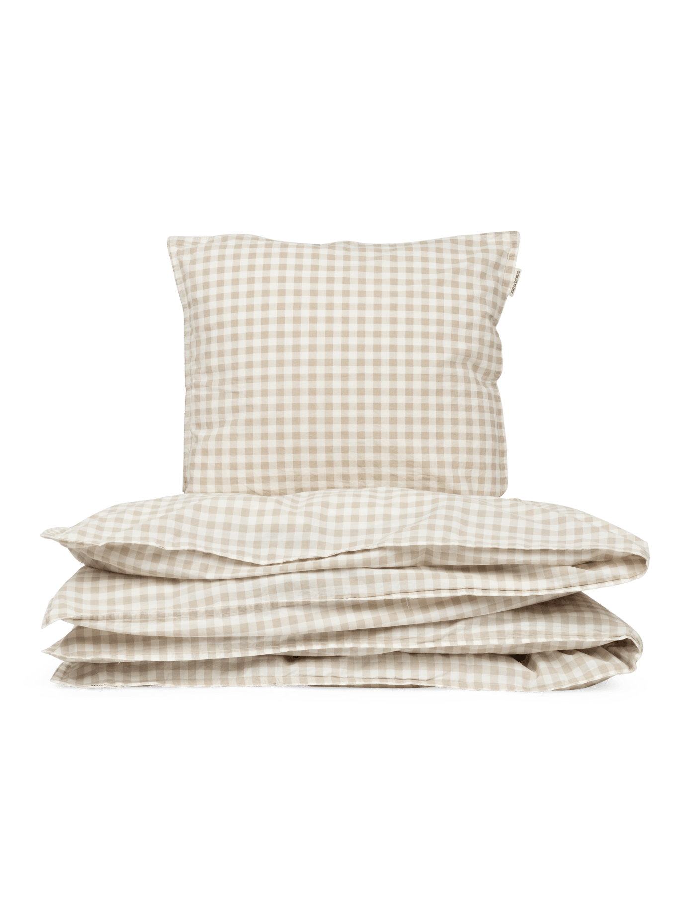 Bedding 150x210 cm - GINGHAM OAT