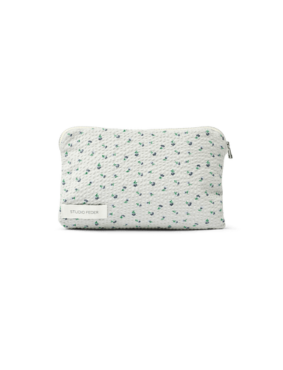 CELIA MINI TOILETRY BAG - SEERSUCKER - CLOUDY DAY