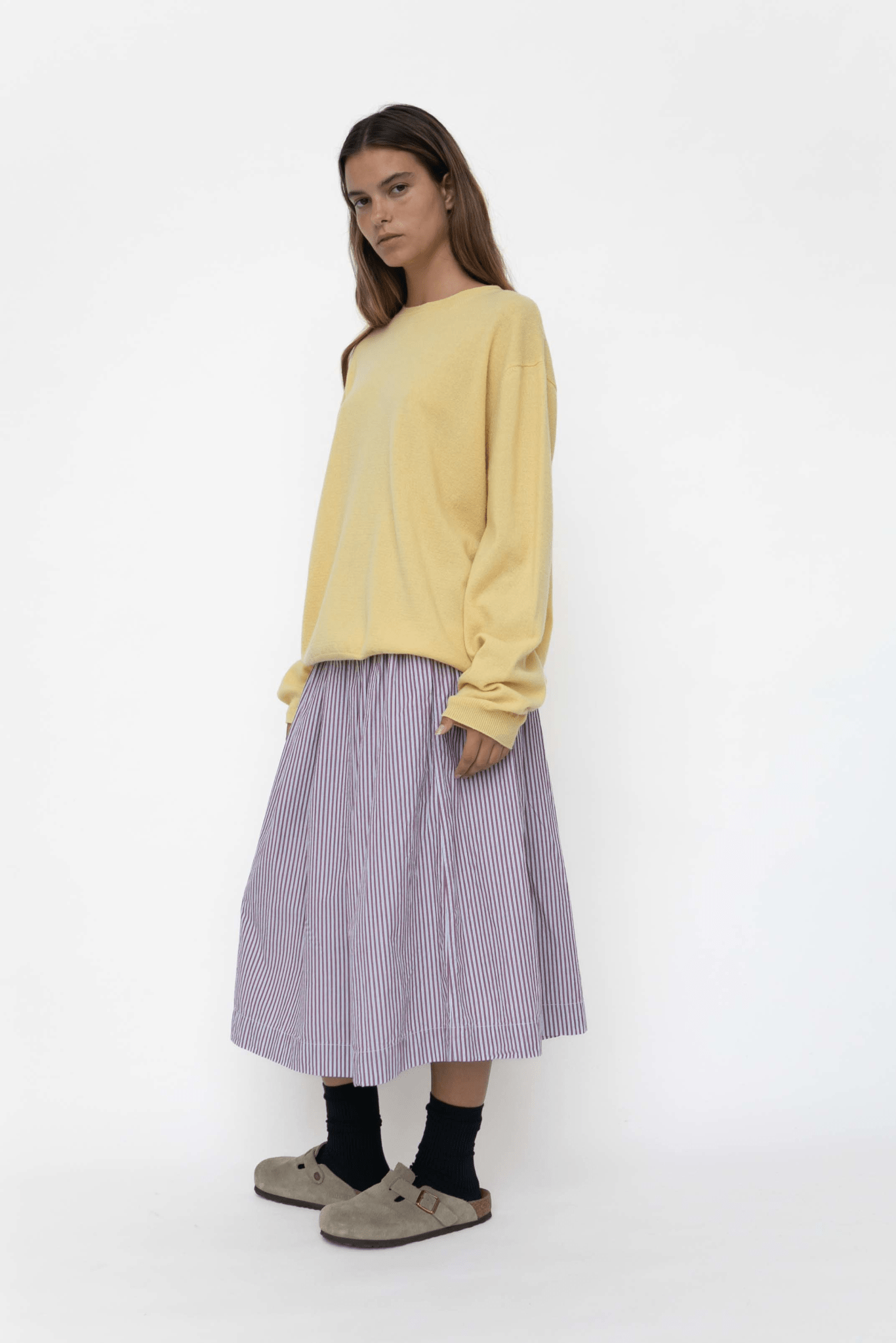 Olga Skirt - ARCHITECT STRIPE