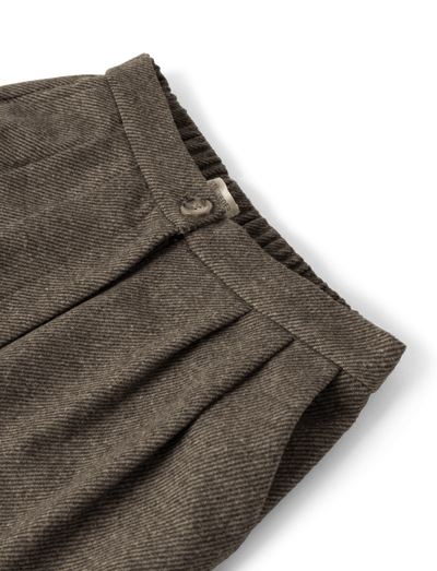 Gudrun Pants - BROWN HERRINGBONE