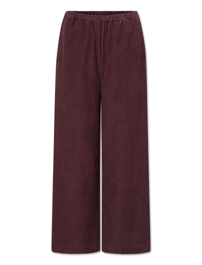 Bella corduroy pants - BURGUNDY