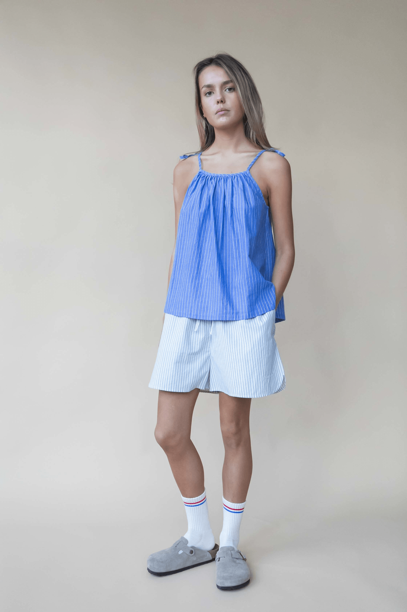 Jasmin Shorts - BEACH STRIPE