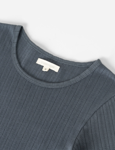 Gertrud T-Shirt - STEEL GREY